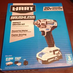 HART Brushless Impact Driver 