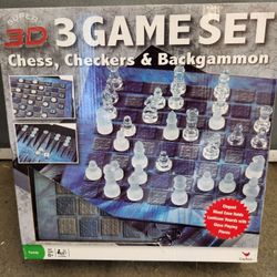 Three games in one chess checkers