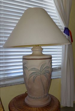 Decorative Table Lamps with palm tree design