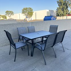 7pc Outdoor Patio Dining Table Set 