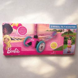 New barbie 3 wheel tilt scooter