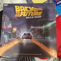 SPANISH Edition!! Funko Back To The Future “Back In Time” Strategy Board Game New 