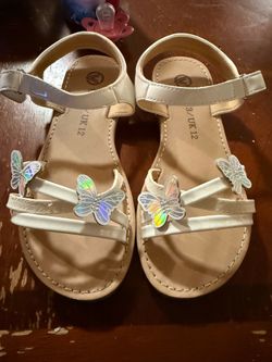 Girls butterfly sandals