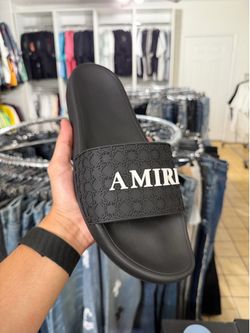 AMIRI BLACK SLIDE