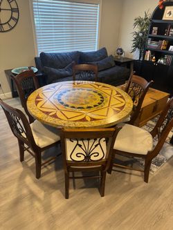 Table and chairs
