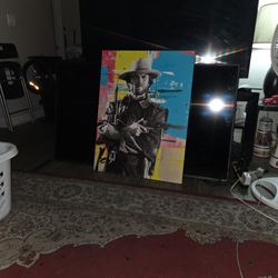 Clint eastwood painting