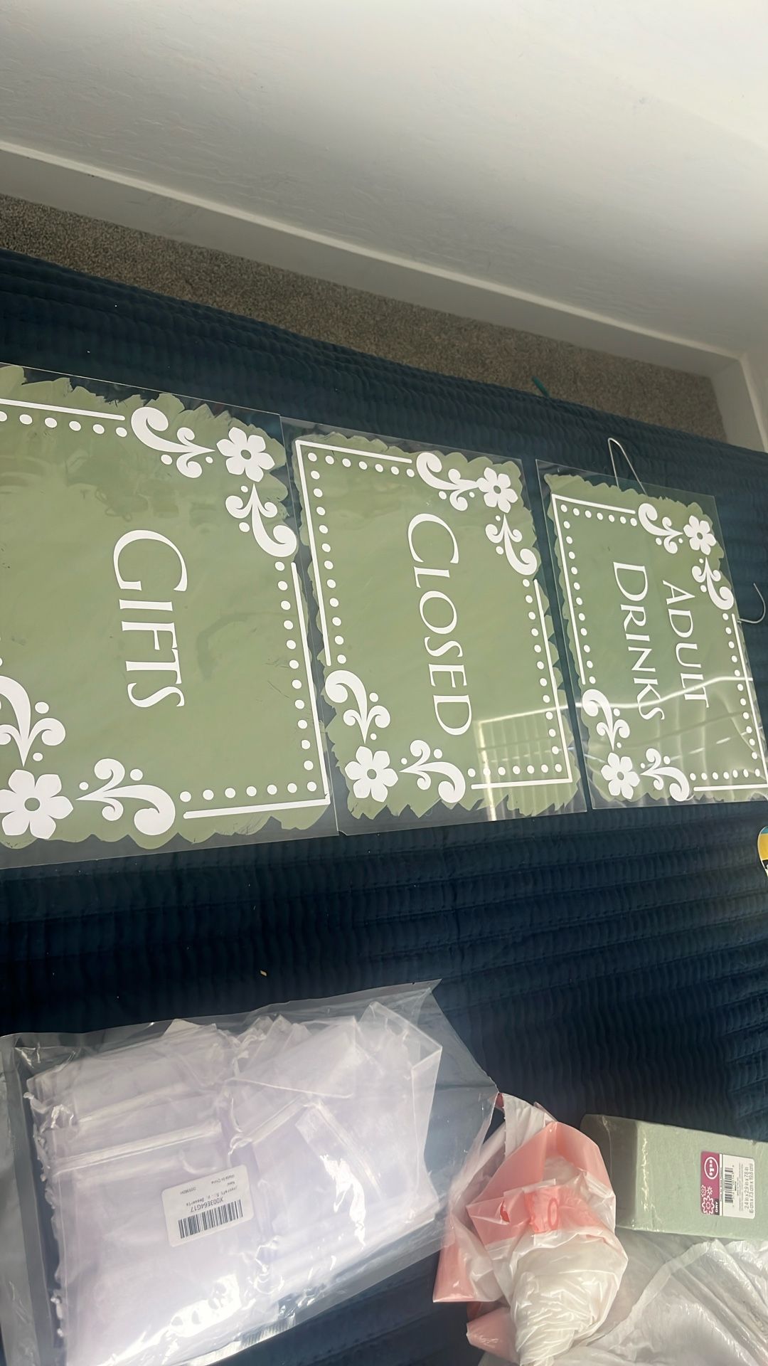 Signs Acrylic Table Signs Party Etc