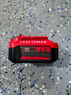 CRAFTSMAN 4 AH 20 -Volt 1 -Pack Battery ( 4.0 Ah Lithium-ion ) NEW