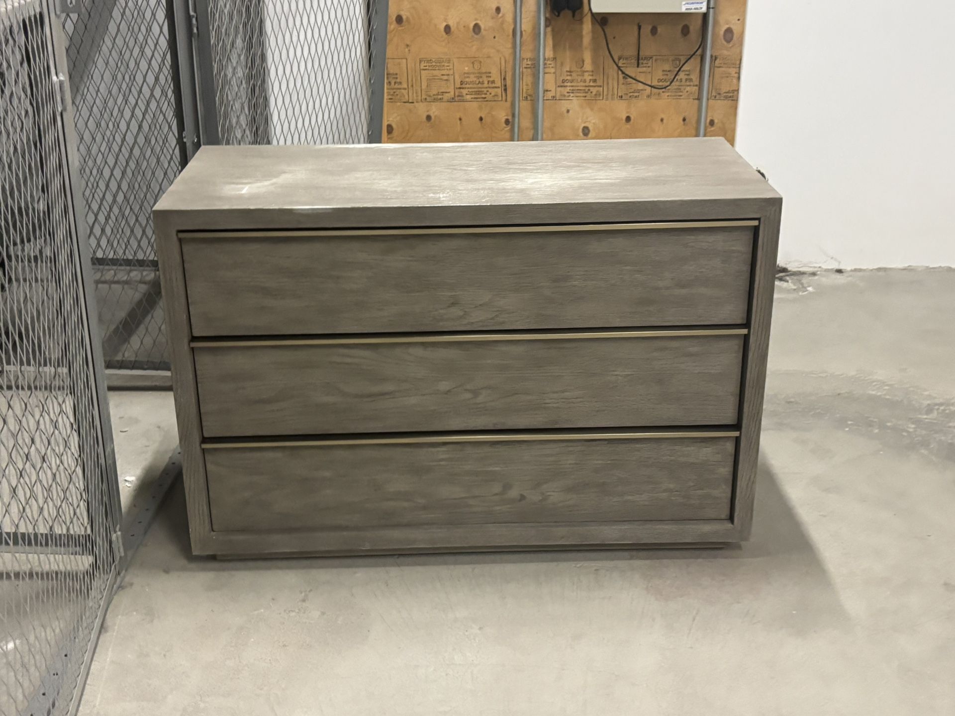 3 drawer grey dresser STORKLINTA 3-drawer dresser