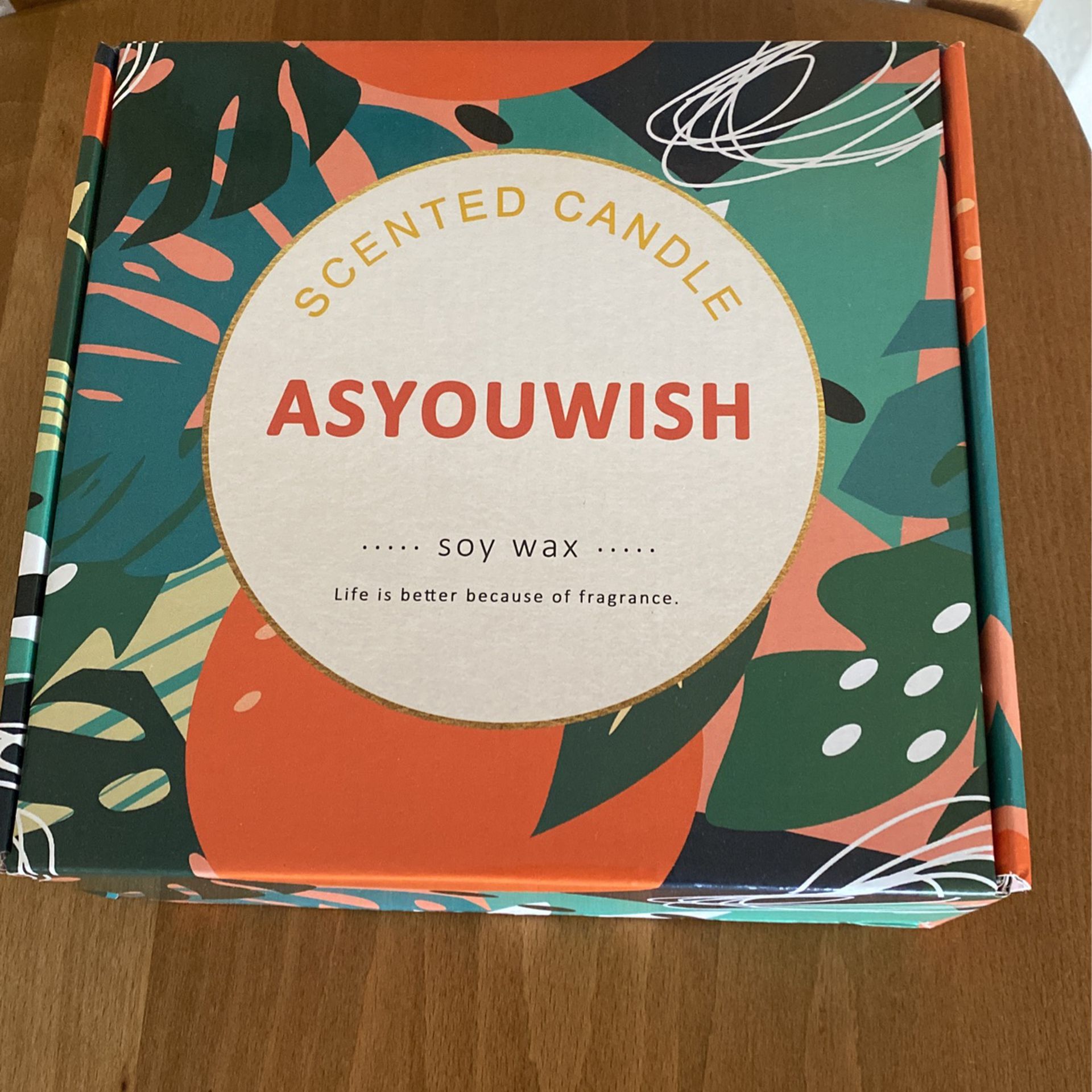 Scented Candle Asyouwish New