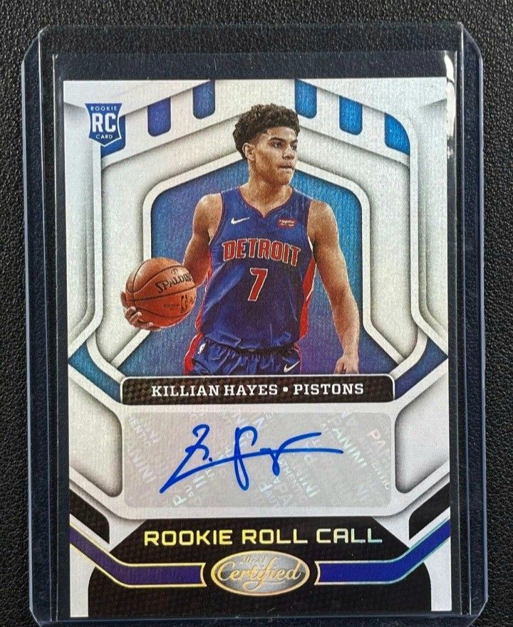 Very Nice Killian Hayes Rookie Card Auto In MINT CONDITION