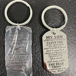 Daughte And Son Key Chains
