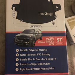 Frost Guard + Plus Winter Windshield Cover Also Covers Wipers *Brand New*