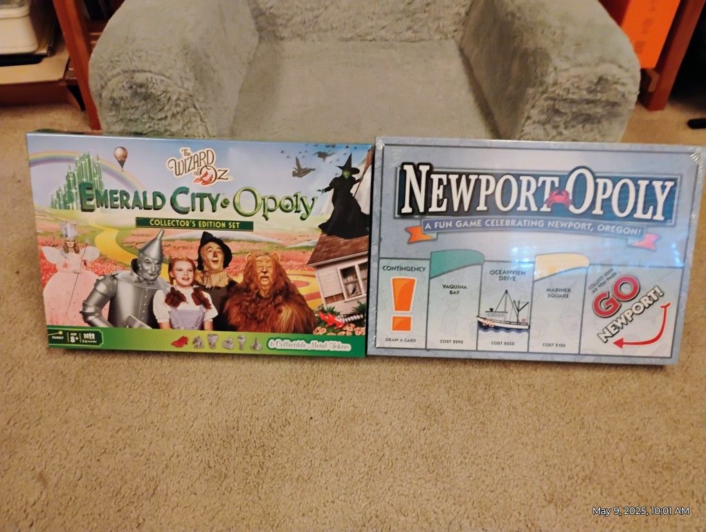 ALTERNATE MONOPOLY COLLECTION GAMES (NEW)