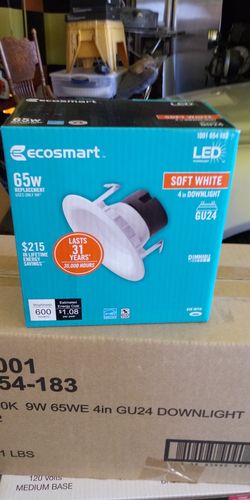 4 ECOSMART LED SOFTWHITE DIMMABLE 65W