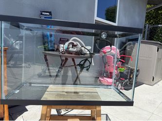Used Aquarium with stand and some of accessories !
