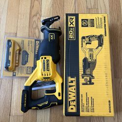 *NEW* Dewalt 20V XR Brushless Sawzall and 4.0Ah battery