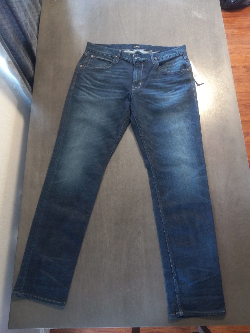 Hudson Blake Slim Jeans Blue Color Mens Size 36 NWT