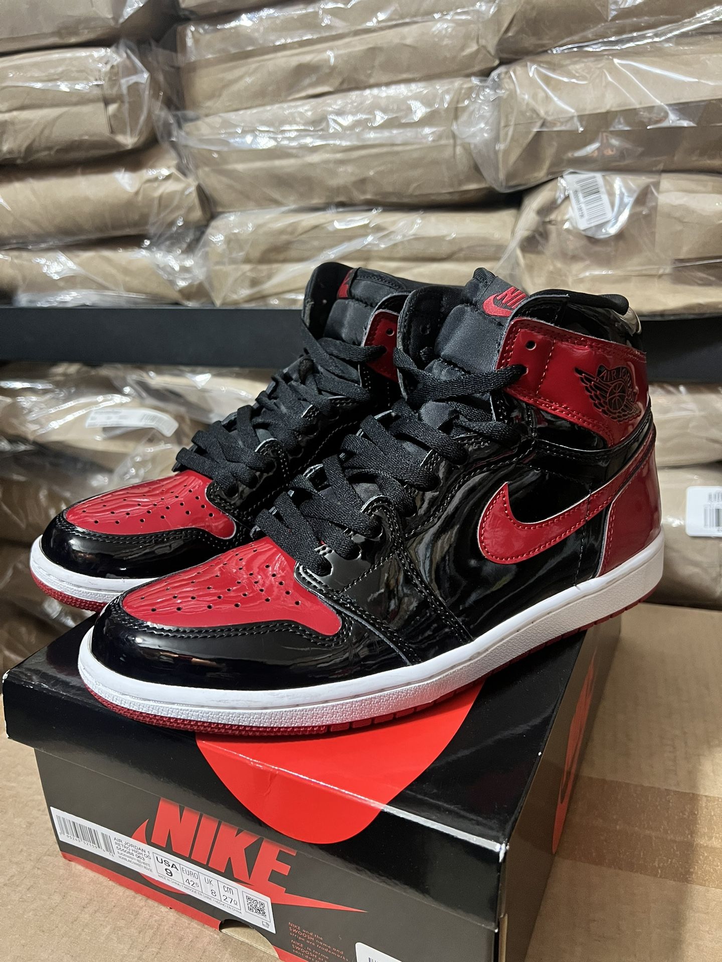 Jordan 1 High Patent Bred