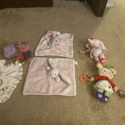Baby Girl Toys/blanket Rattles