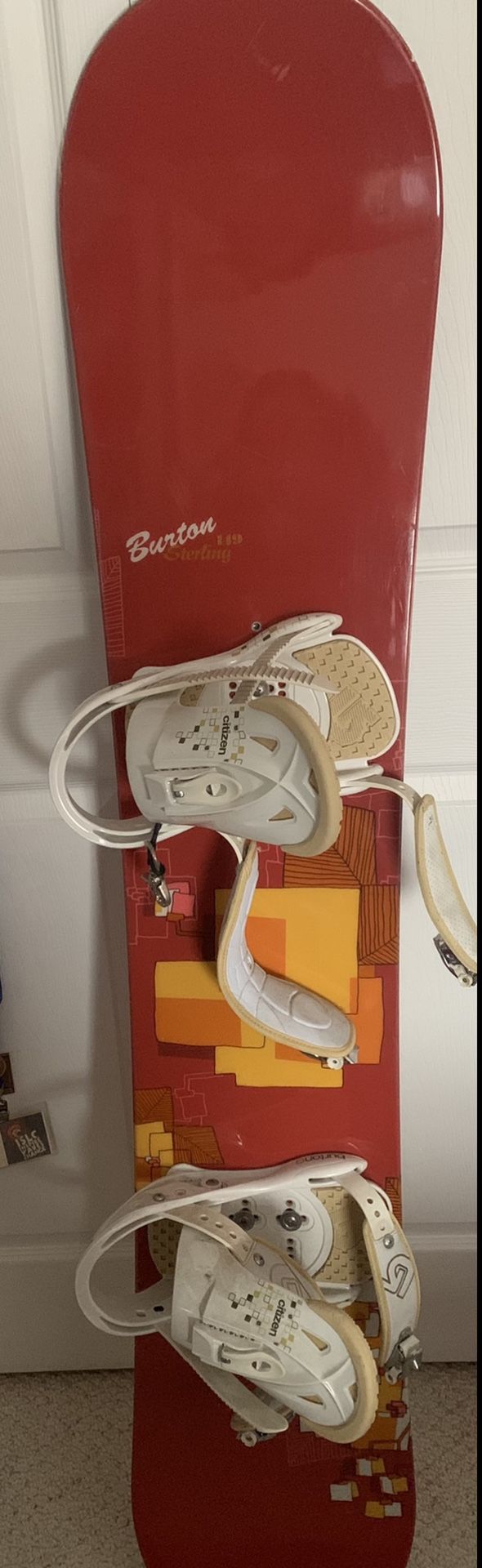Burton Snowboard w/Bindings Used Like New