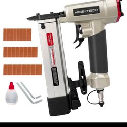 Clavadora neumática de calibre 23, pistola de clavos con 2160 clavos de pasador de 1/2 a 1-