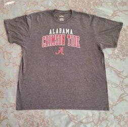 Fanatics Alabama Crimson Tide Gray Graphic Tee Shirt Men Size 2XL