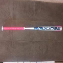 Rawlings T-ball Storm Pink 24" Baseball Bat Alloy-12