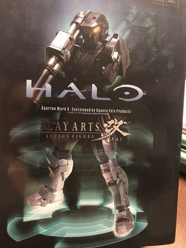 Halo playarts action figure (black) spartan mark V