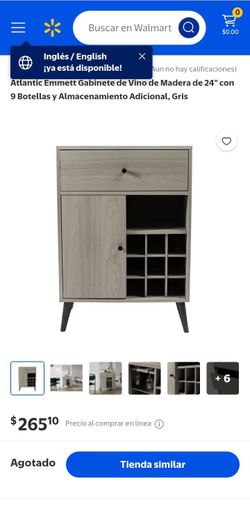 Brand new Atlantic Emmett Accent Wine Cabinet.