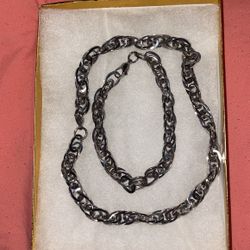 Chain & Bracelet Set $100