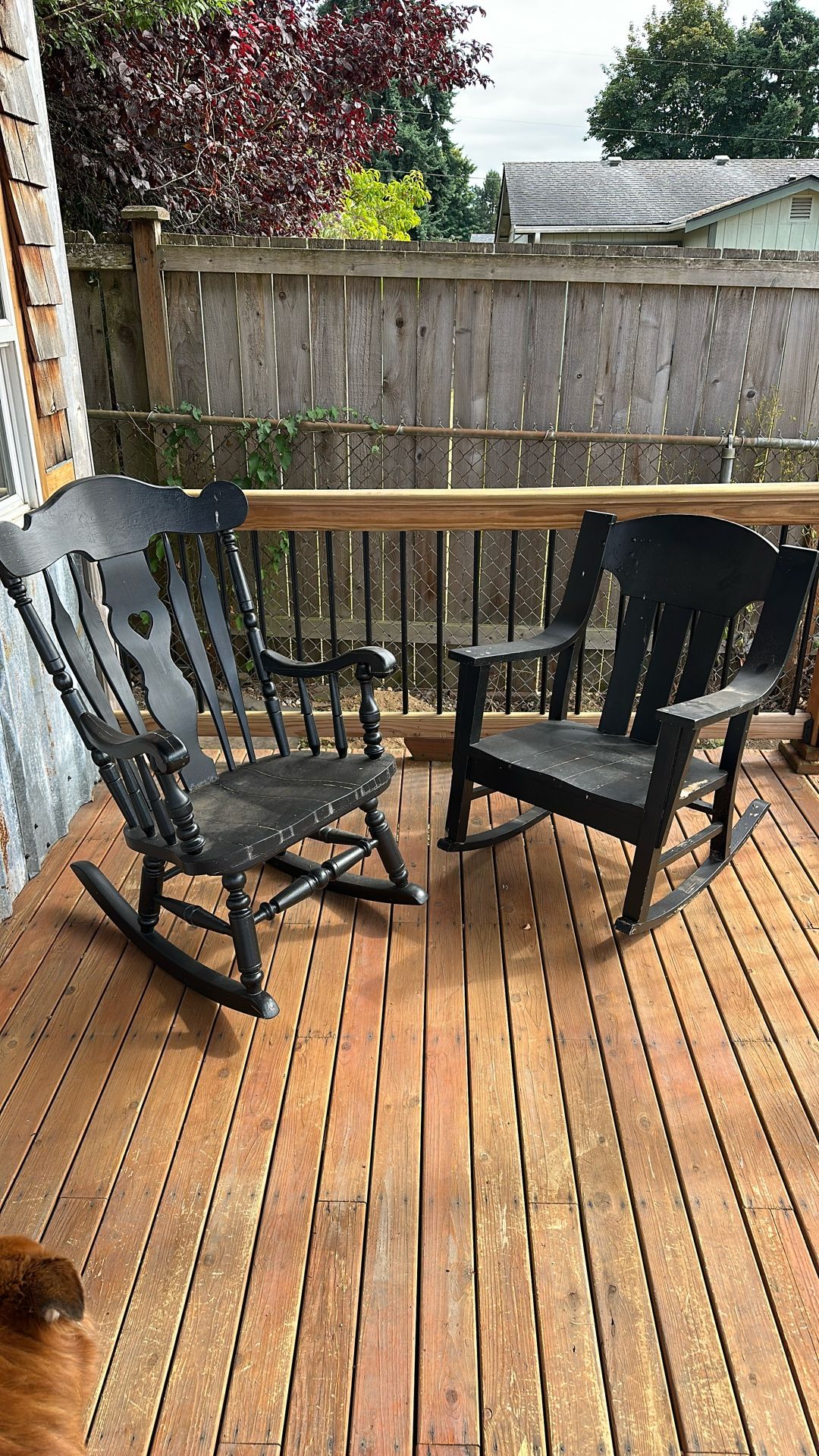 Wooden Rocking Chairs- PENDING PICK UP