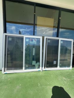 4-Andersen Sliding Windows White Frame – 60x60