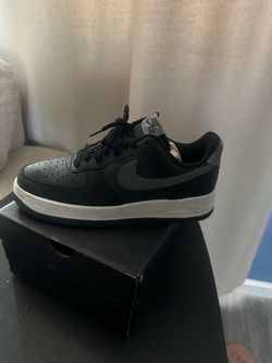 Mens Size 8 Nike Air Force 1 Low Black/Grey