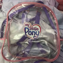 My Little Pony G3 Clear Backpack