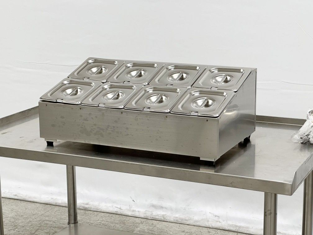 8 container 1-6 seasoning box condiment station CS16-8