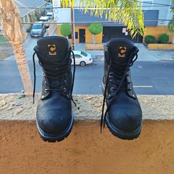 Steel Toe Leather Boots by Chinook Size 8