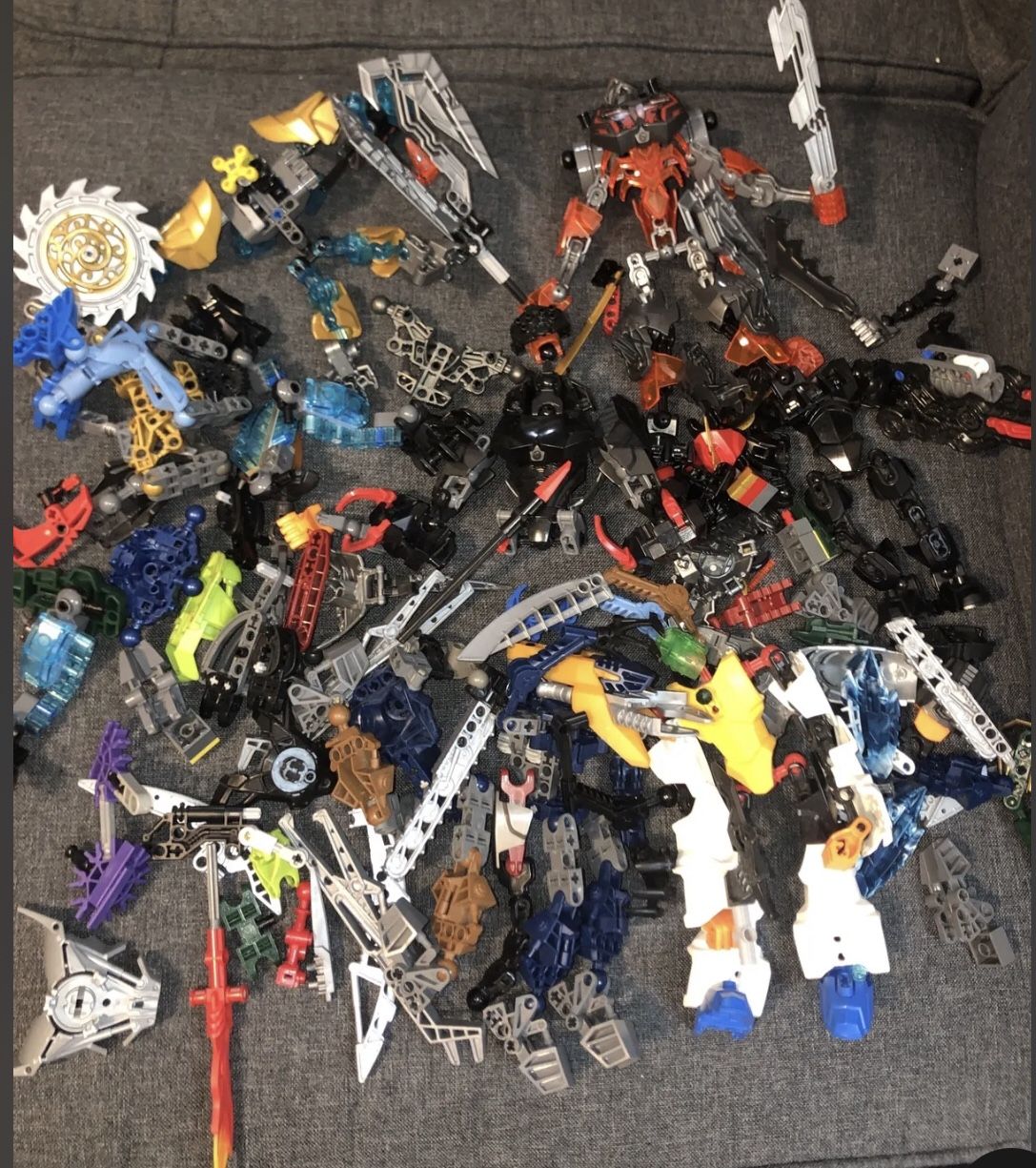 Mixed lot of Lego bionicle parts and pieces figures Pre owned good condition. You will receive exactly what is in the pictures Please ask all ques for Sale in Westview