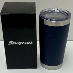 Snap On Tools 20 Oz Tumbler - Navy Blue Embossed New In Box
