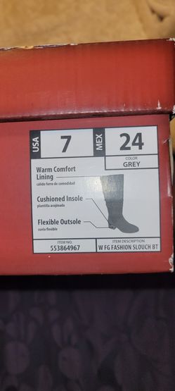 Women's Size 7 Black Tall Boots Bnib