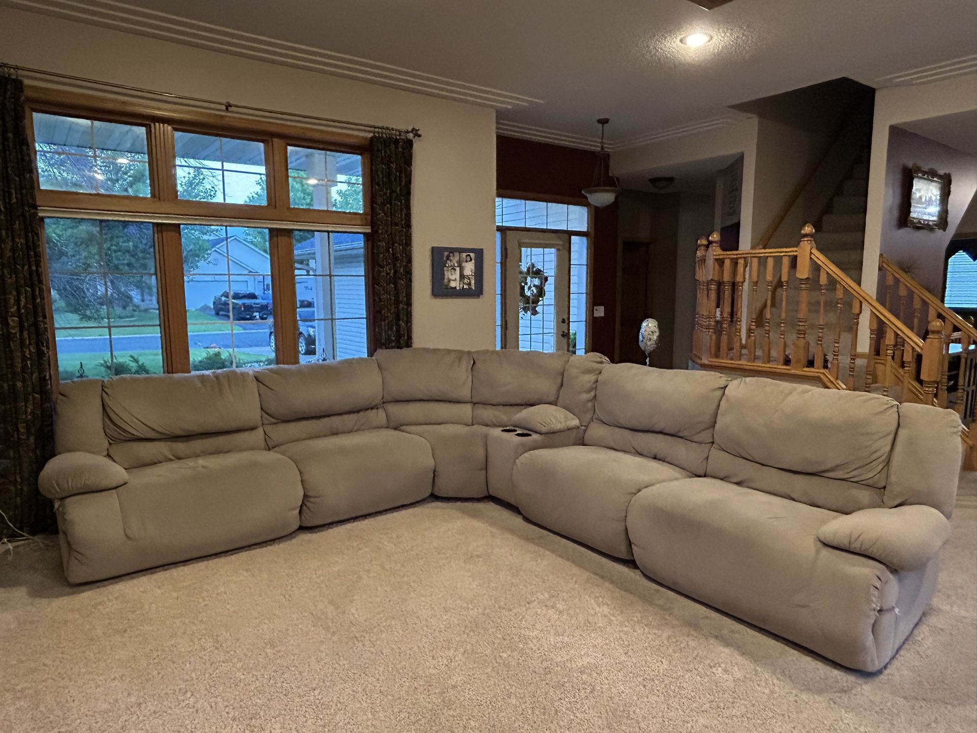 Oversized Powered Reclining Sectional