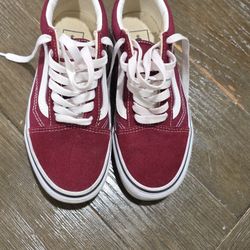 VANS - Burgandy (Size 4 Men) Size 5.5 Women)