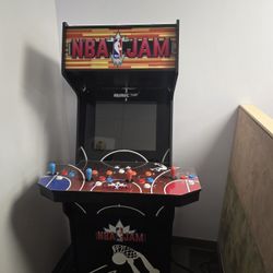 NBA JAM ARCADE GAME 1UP LIKE NEW