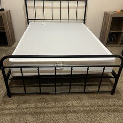 Full Metal Bedframe  Black
