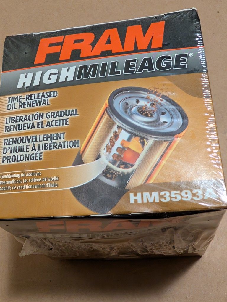 New Fram High Mileage oil filter (HM3593A)