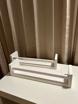 White Wood Wall Shelf