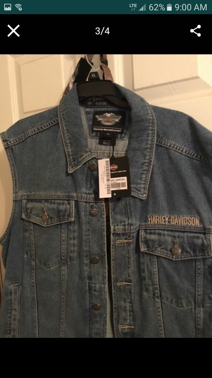 Harley Davidson vest. Size xl