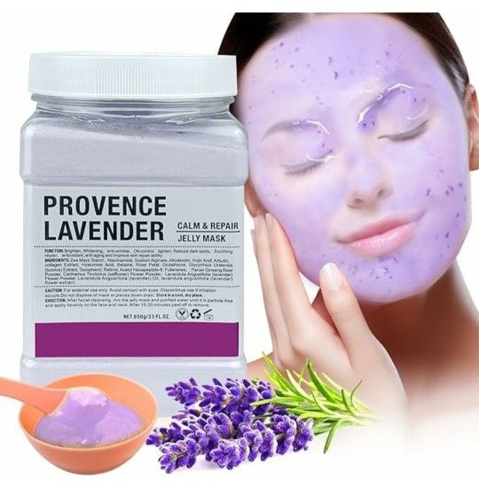 Jelly Mask for Facials Professional Professional Natural Gel Powder Face Masks, Peel Off Rubber Facial Masks, Moisturizing & Hydrating Face Masks Skin