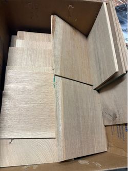 New oak wood unfinished 21 pieces $50 - scroll thru pix for measurements