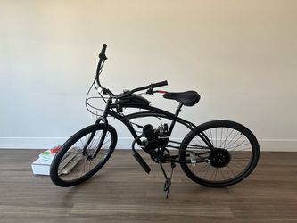 Gas Powered Beach Cruiser Bike